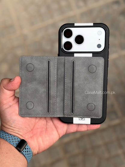 Fold Leather MagSafe Wallet with Stand