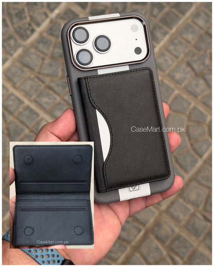 Fold Leather MagSafe Wallet with Stand