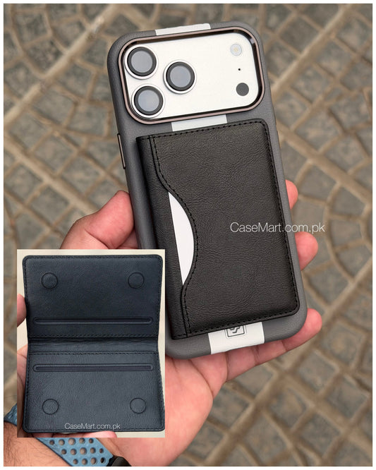 Fold Leather MagSafe Wallet with Stand