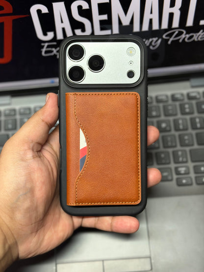Fold Leather MagSafe Wallet with Stand
