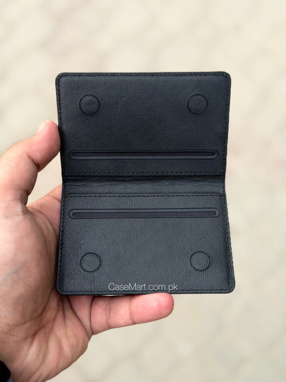 Fold Leather MagSafe Wallet with Stand