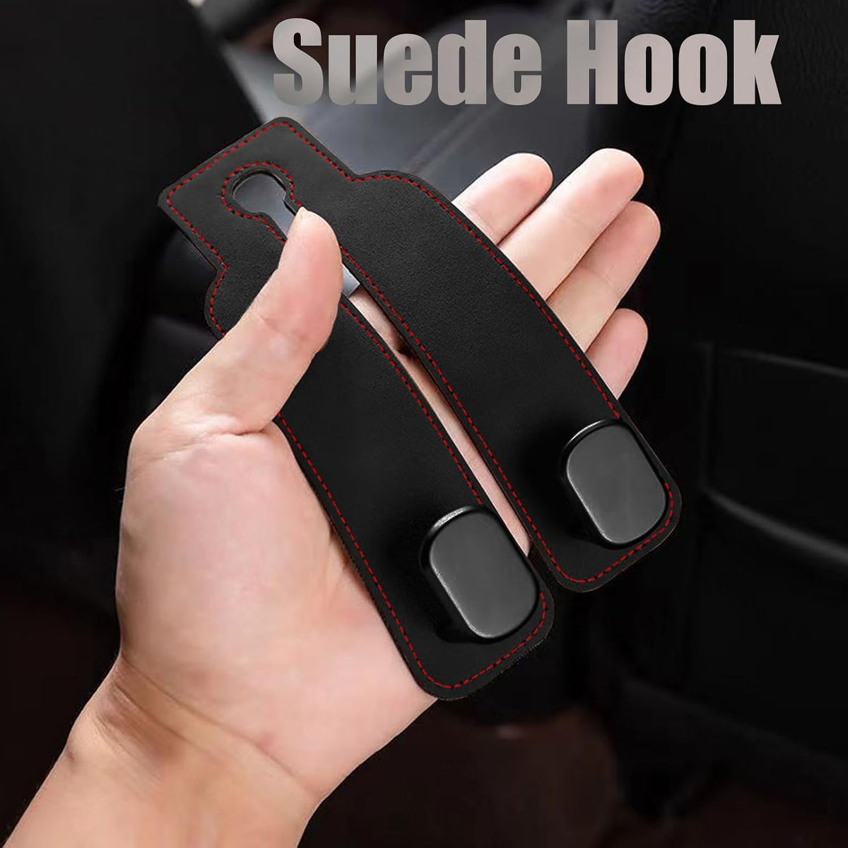 2-in-1 Universal Car Seat Hook Organizer