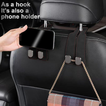 2-in-1 Universal Car Seat Hook Organizer
