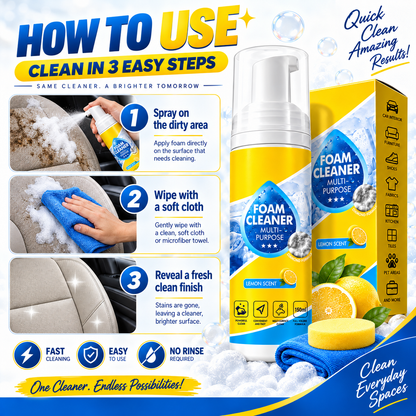 Multipurpose Foam Cleaning Spray