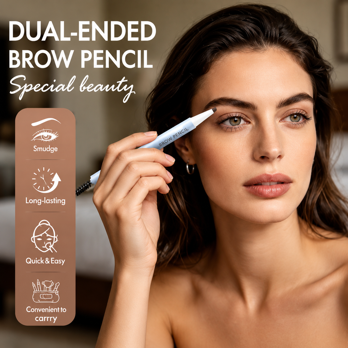 ✨Brow Pencil – Waterproof Long-Lasting Eyebrow Definer