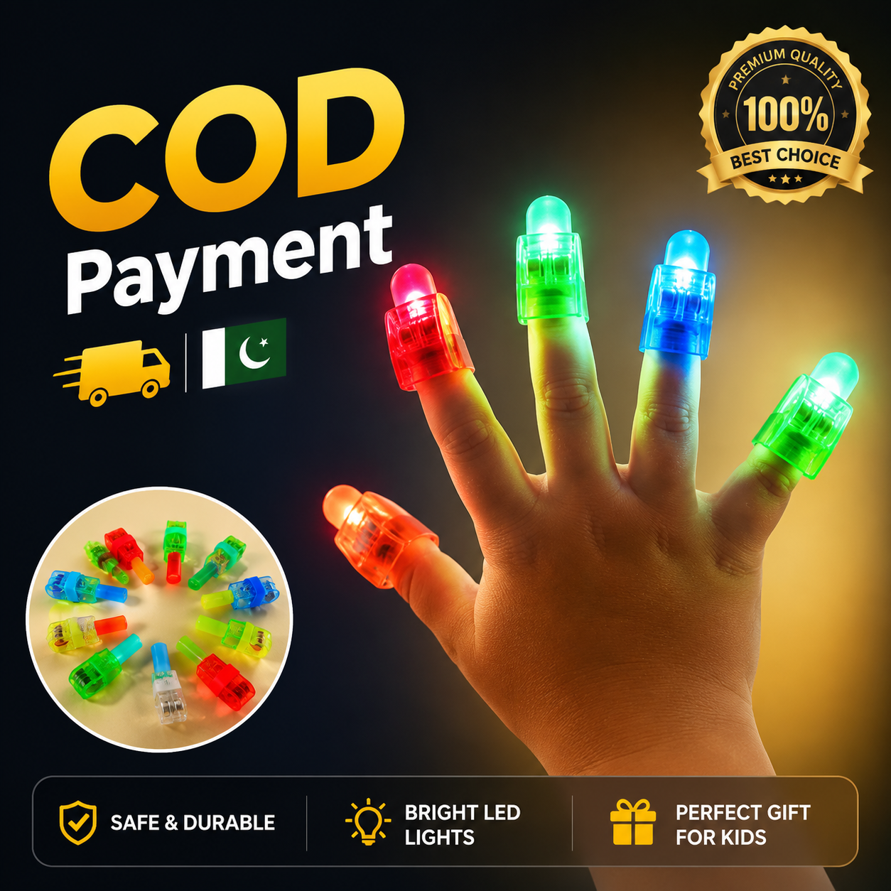 LED Projection Finger Lights – Finger Ring Toy