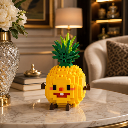 Food Shaped Building Block Toy Pineapple
