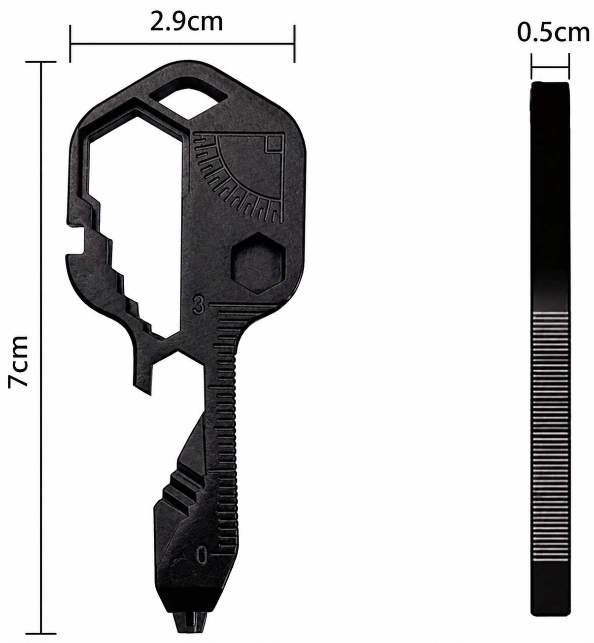 24-in-1 Key Shape Multi Tool