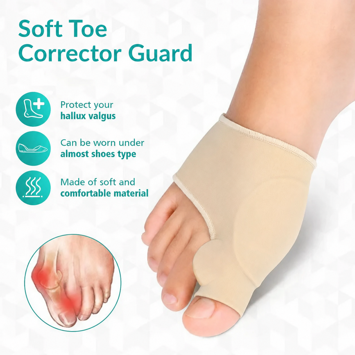 Haven Land Soft Comfort Toe Corrector Guard