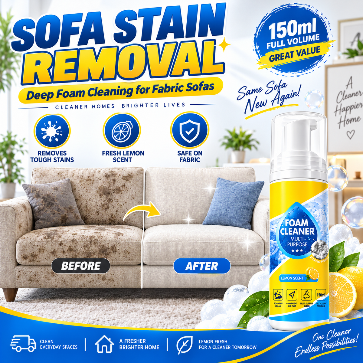 Multipurpose Foam Cleaning Spray