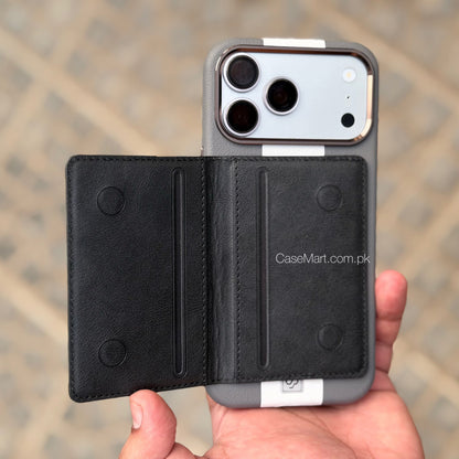 Fold Leather MagSafe Wallet with Stand