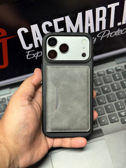 Fold Leather MagSafe Wallet with Stand
