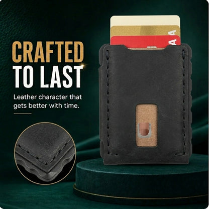 Minimalist Slim Leather Wallet