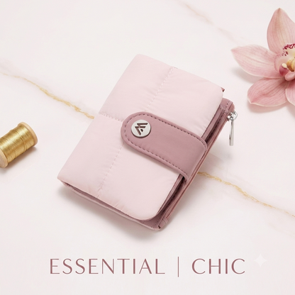 Soft Puffer Small Wallet for Women