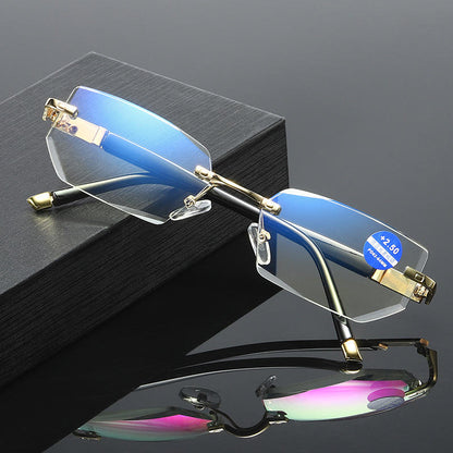 Clarkod High Hardness Anti-blue Progressive Far And Near Dual-Use Glasses