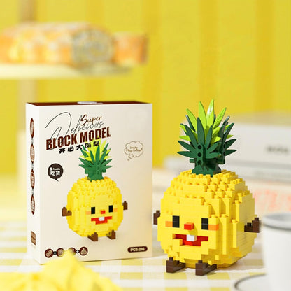 Food Shaped Building Block Toy Pineapple