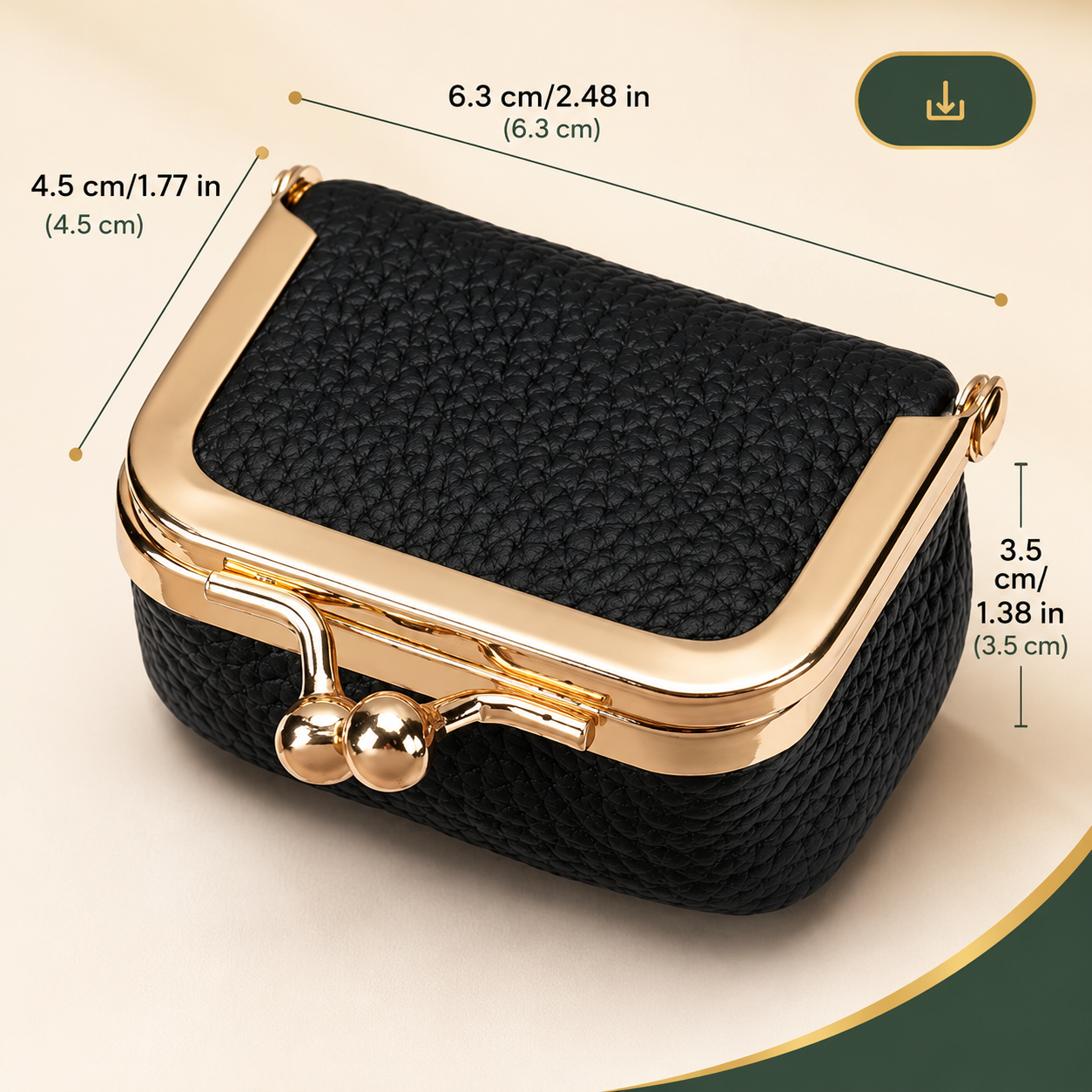 Travel Jewelry Case Organizer in Genuine Leather