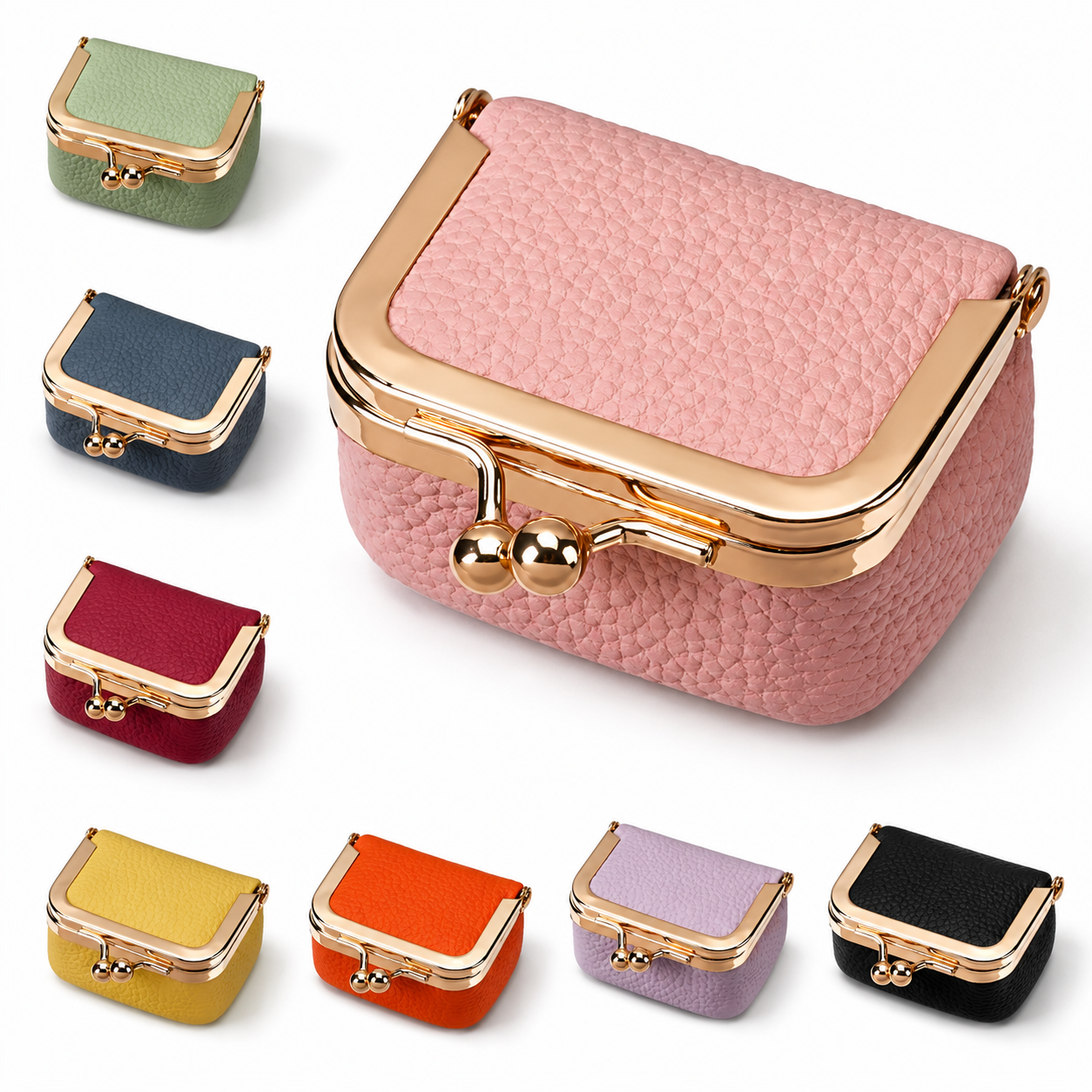 Travel Jewelry Case Organizer in Genuine Leather