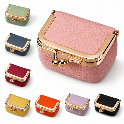 Travel Jewelry Case Organizer in Genuine Leather