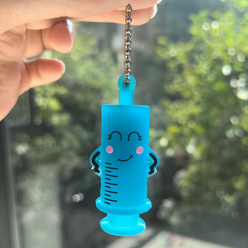 Mini Syringe Opener Keychain