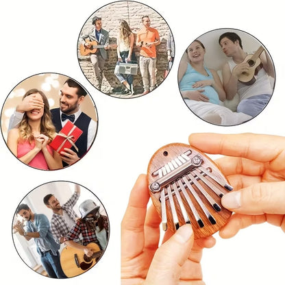 Mini Kalimba Thumb Piano Keychain