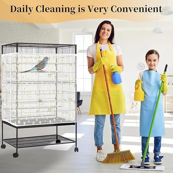 Bird Cage Cover Net (Daisy Design)