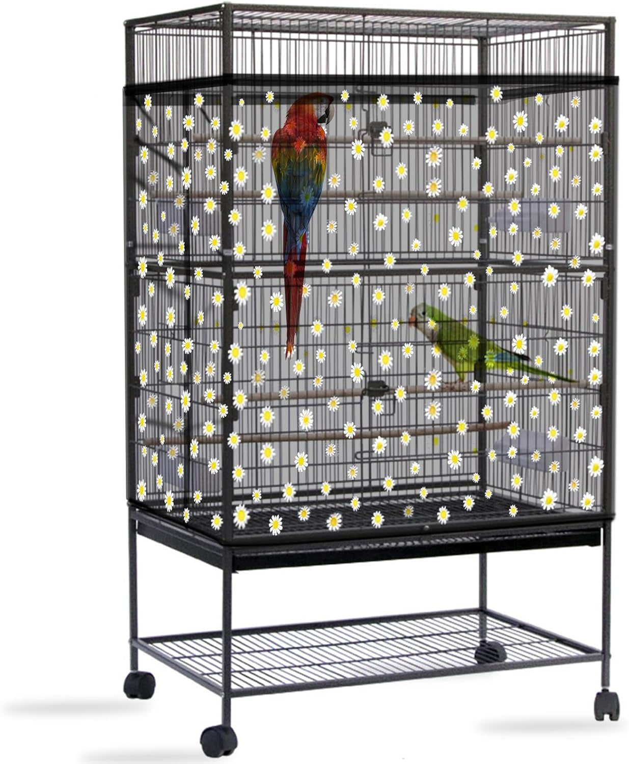 Bird Cage Cover Net (Daisy Design)