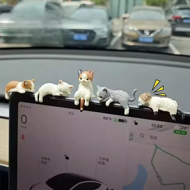 Cute Hanging Cat Mini Decorations