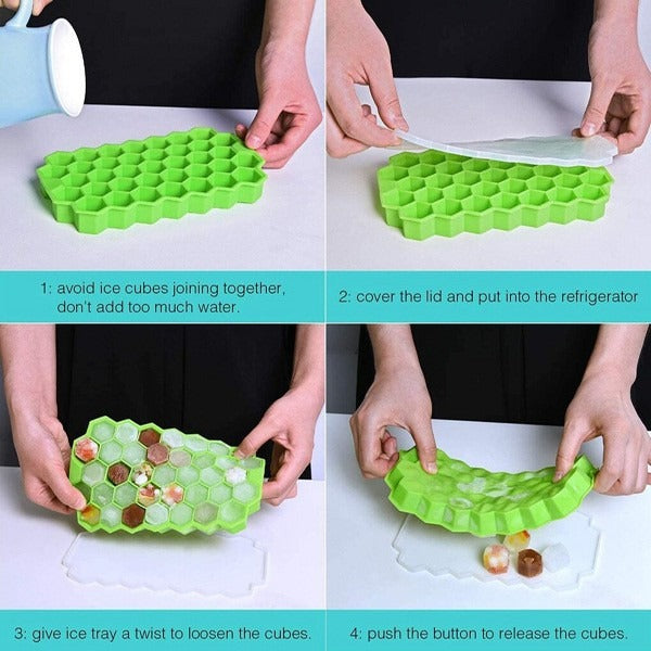 Silicone Easy Push Ice Trays