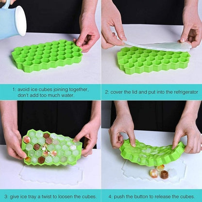 Silicone Easy Push Ice Trays