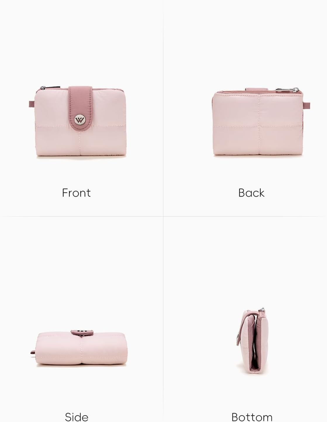 Soft Puffer Small Wallet for Women