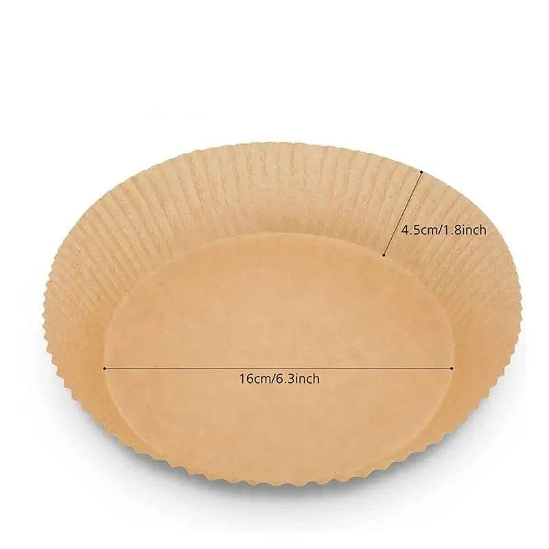 Disposable Air Fryer Paper Liner-50pcs (Premium Plastic Packing High Quality)