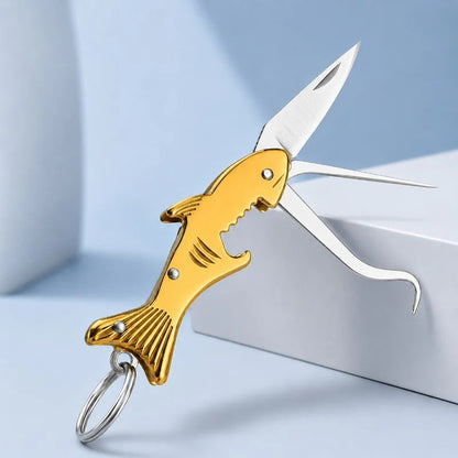 3-in-1 Shark Multi Tool Keychain 🦈
