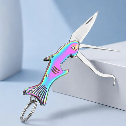 3-in-1 Shark Multi Tool Keychain 🦈