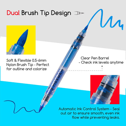 Dual Tips Nail Art Pens