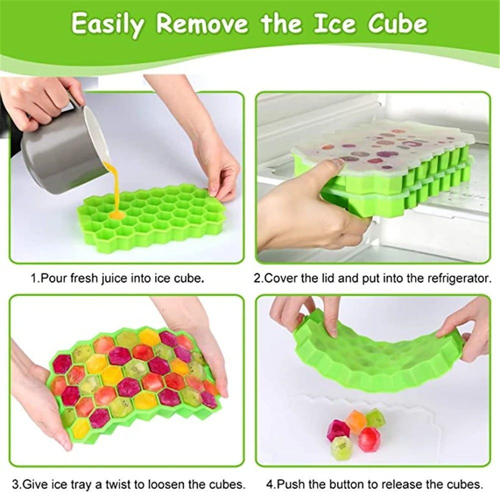 Silicone Easy Push Ice Trays