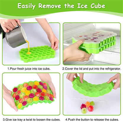 Silicone Easy Push Ice Trays