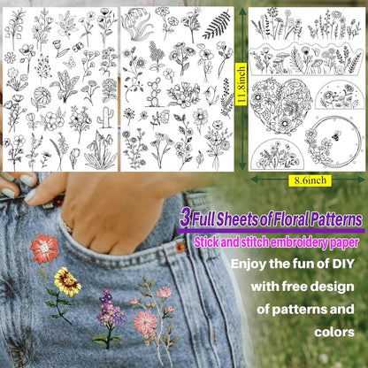 DIY Stick & Stitch Embroidery Kit