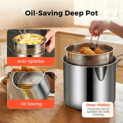 Smart Frying Oil Filter Pot