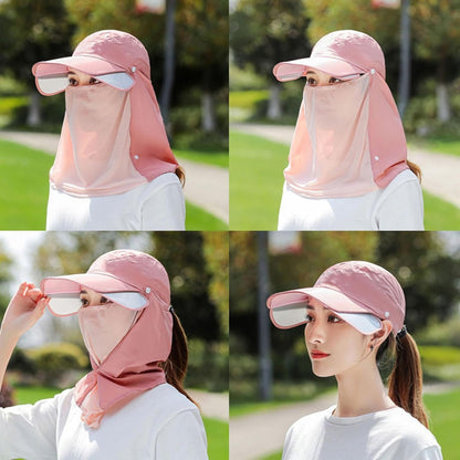 UV Protection Face Cover Sun Hat Cap