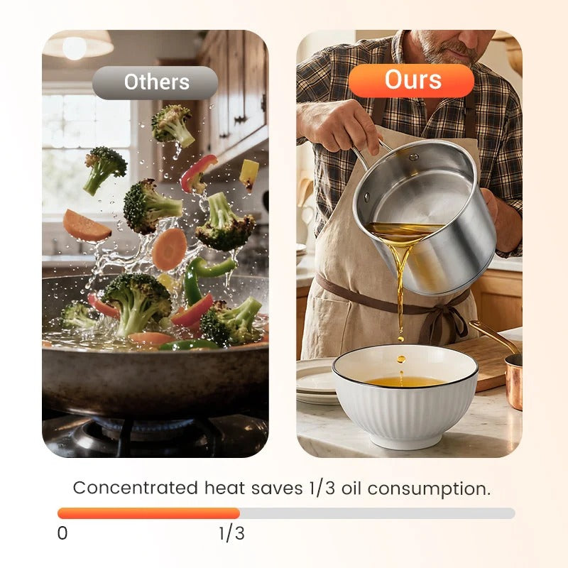 Smart Frying Oil Filter Pot