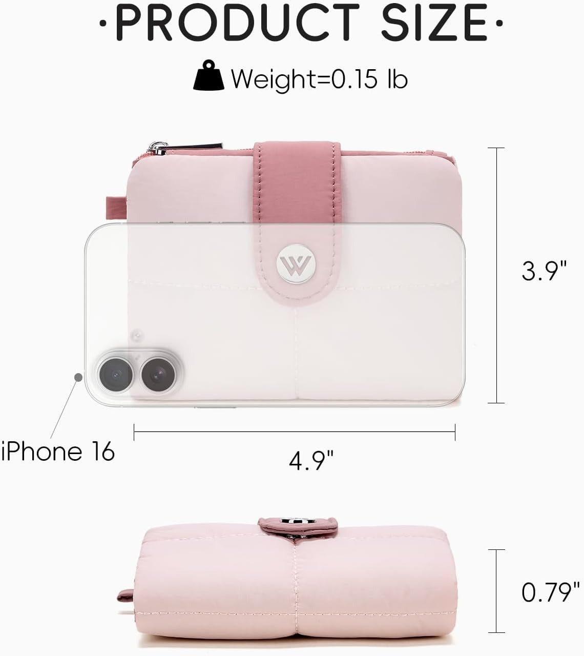 Soft Puffer Small Wallet for Women