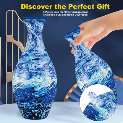 DIY Puzzle Flower Vase