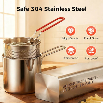 Smart Frying Oil Filter Pot