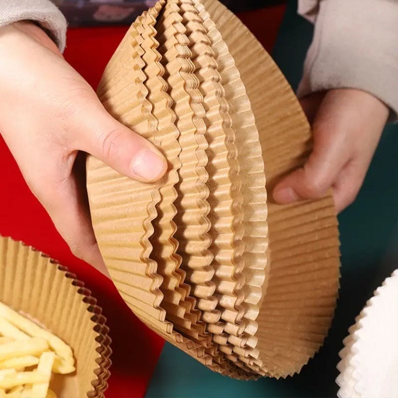 Disposable Air Fryer Paper Liner-50pcs (Premium Plastic Packing High Quality)
