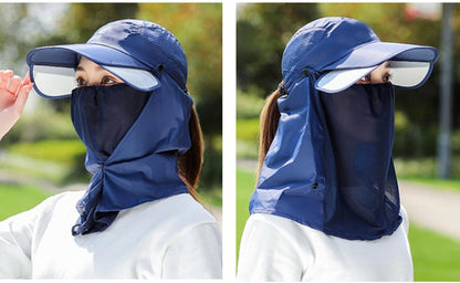 UV Protection Face Cover Sun Hat Cap