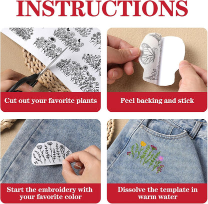 DIY Stick & Stitch Embroidery Kit